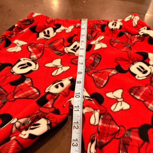 Disney Red Mickey and Minnie Mouse Pajama Bottoms - Picture 6 of 8